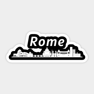 Rome Skyline Sticker